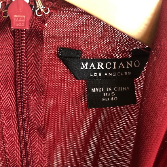 Marciano mesh top, mock neck - Picture 5 of 7